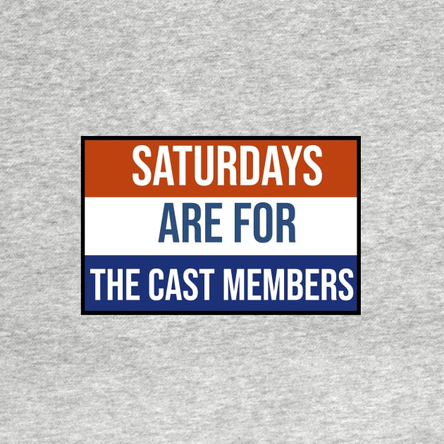 Saturdays are for the Cast Members by lolsammy910